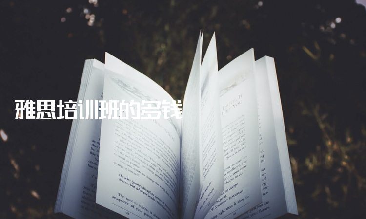 邯郸雅思培训班的多钱